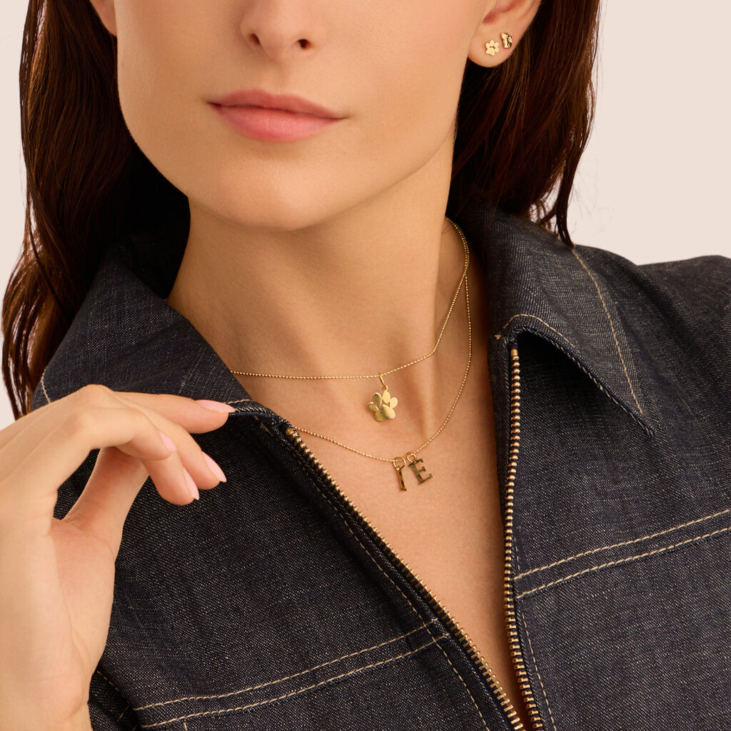 Orecchini Lobo Bon Ton Oro Giallo