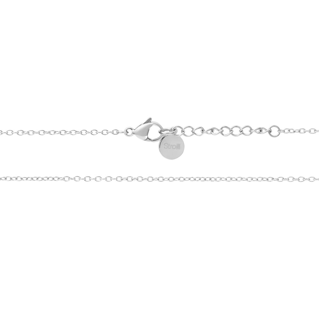 Collana Lady Chic Acciaio Bicolore Bianco / Rosa Cristallo - Collane Donna | Stroili
