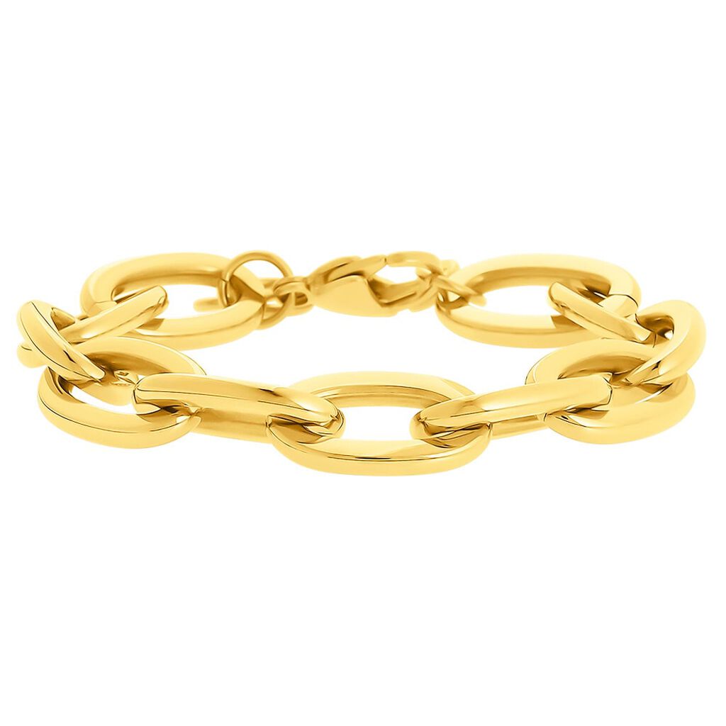 Bracciale Catena Lady Code Acciaio Dorato - Bracciali Donna | Stroili