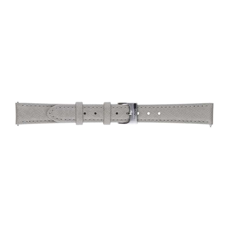 Cinturino in pelle saffiano grigio e chiusura easy clickCinturino in pelle verniciata lucida nero con chiusura easyclick - Cinturini per Orologi Donna | Stroili