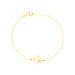Bracciale in oro giallo e glitter con simbolo cuore - Bracciali Amicizia Donna | Stroili