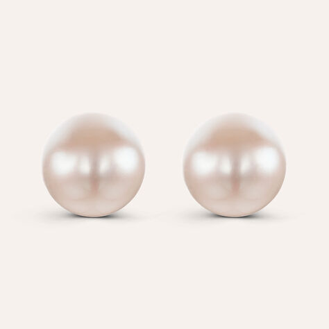 Orecchini Lobo Gabrielle Oro Bianco Perla D'Acqua Dolce - Orecchini a Lobo Donna | Stroili