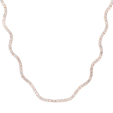 Collana Romantic Shine Ottone Rosa Cristallo - Collane Donna | Stroili