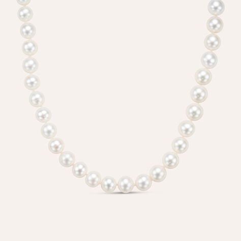 Collana Gold Pearls Oro Bianco Perla D'Acqua Dolce Diamante - Collane Donna | Stroili