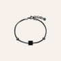 Bead Essential Code Acciaio Nero Cristallo