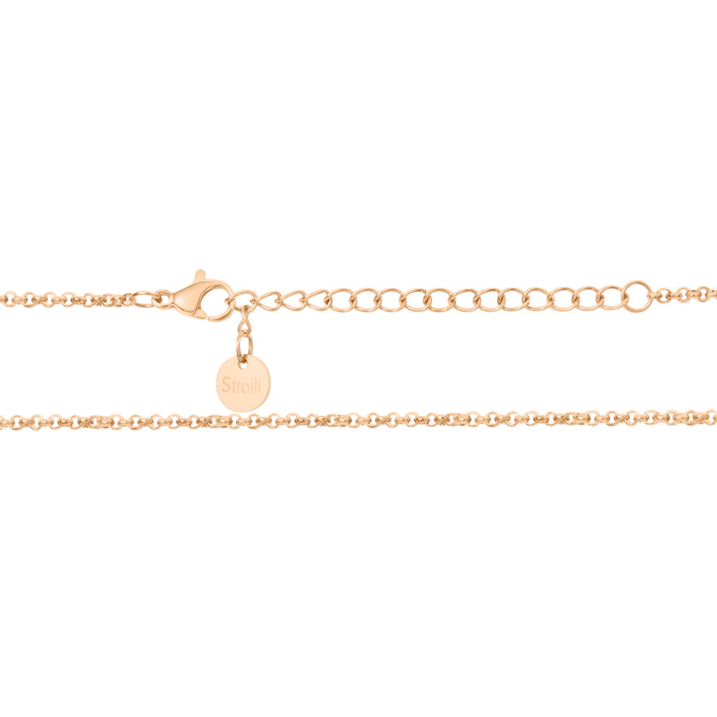 Collana Lady Phantasya Acciaio Rosa Cristallo - Collane Donna | Stroili