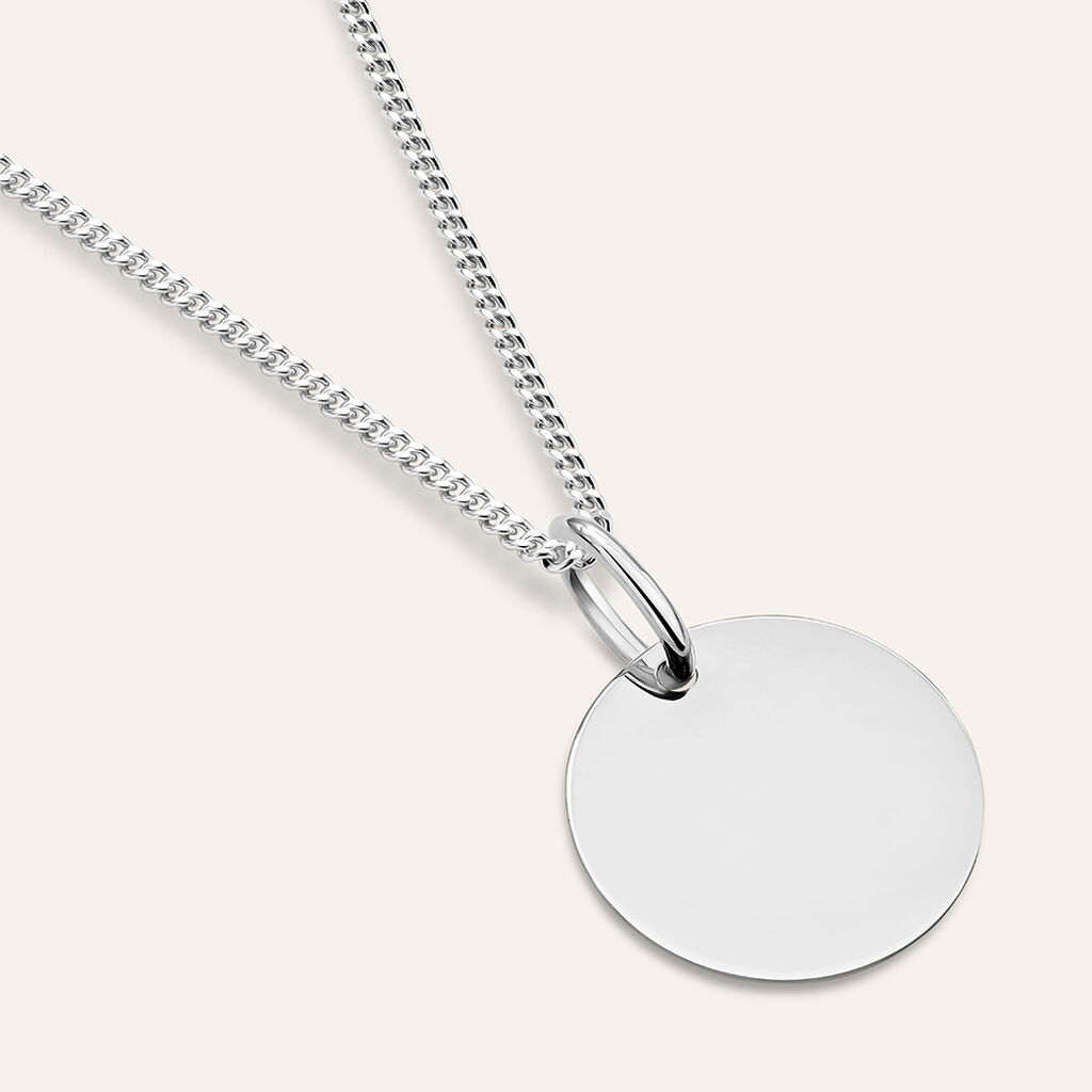 Pendente Poème Oro Bianco - Ciondoli con Incisione Donna | Stroili