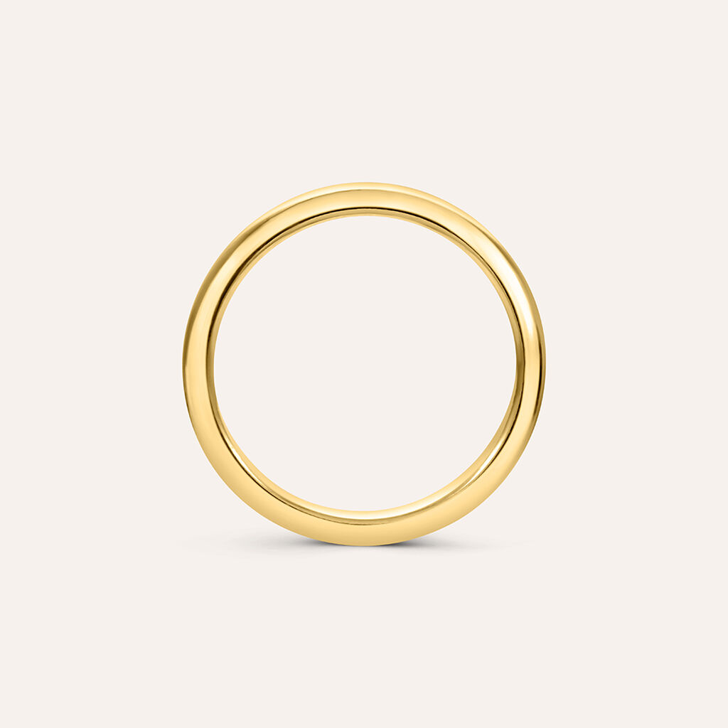 Fede Classica 4 mm Oro Giallo - Anelli con Incisione Unisex | Stroili