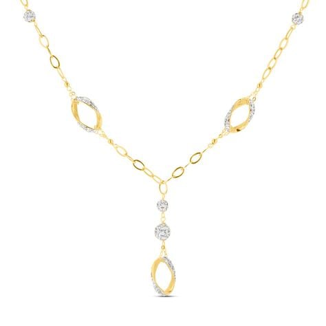 Collana Crystal Gold Oro Giallo Cristallo - Collane Donna | Stroili