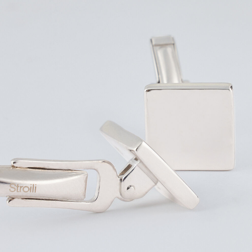 Gemelli Gentleman Argento Rodiato Cubic Zirconia