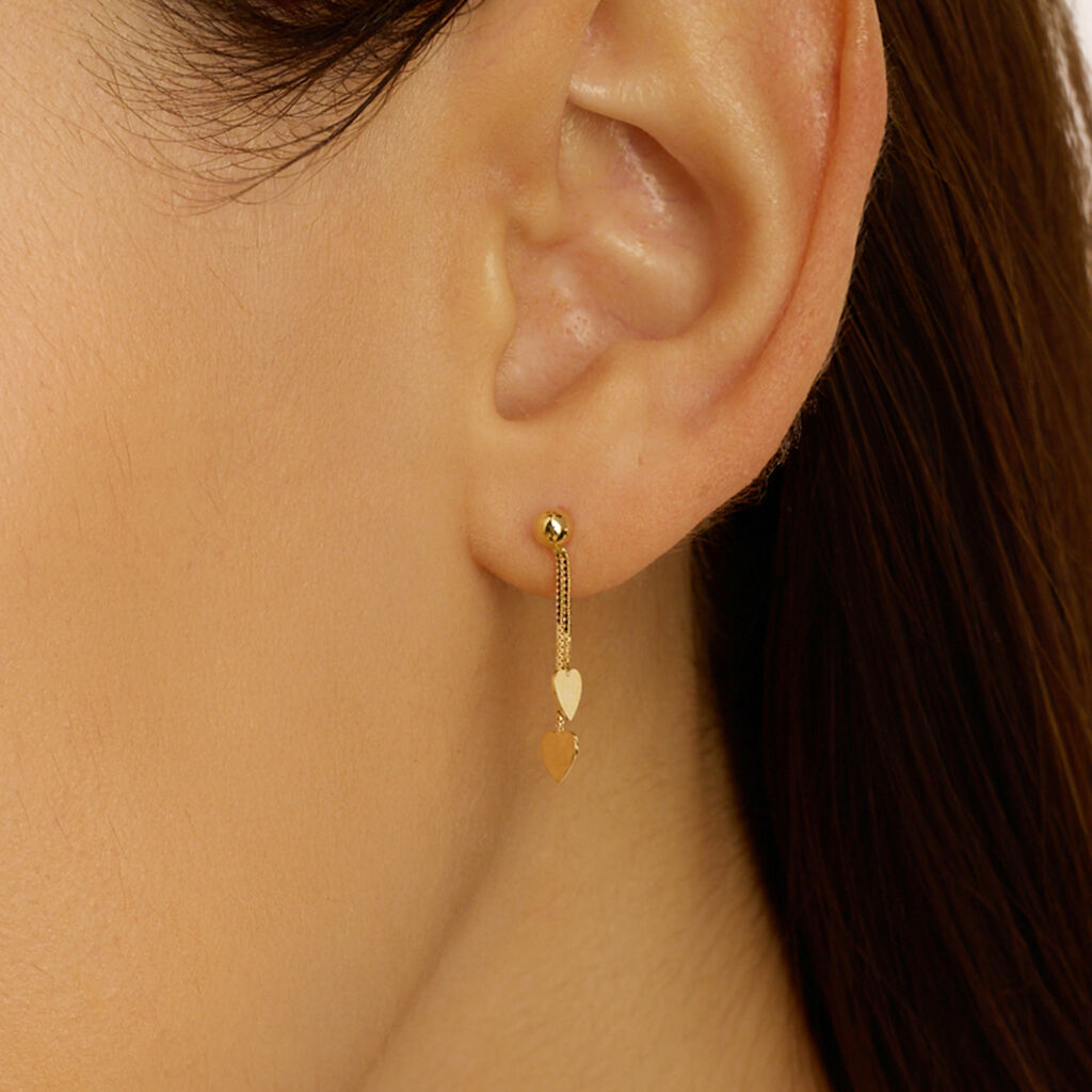 Orecchini Pendenti Beverly Oro Giallo