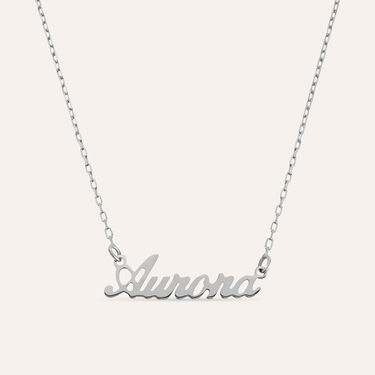 Collana Aurora Gold Names Oro Bianco