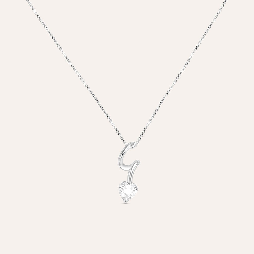 Collana Silver Elegance Argento Rodiato Cubic Zirconia