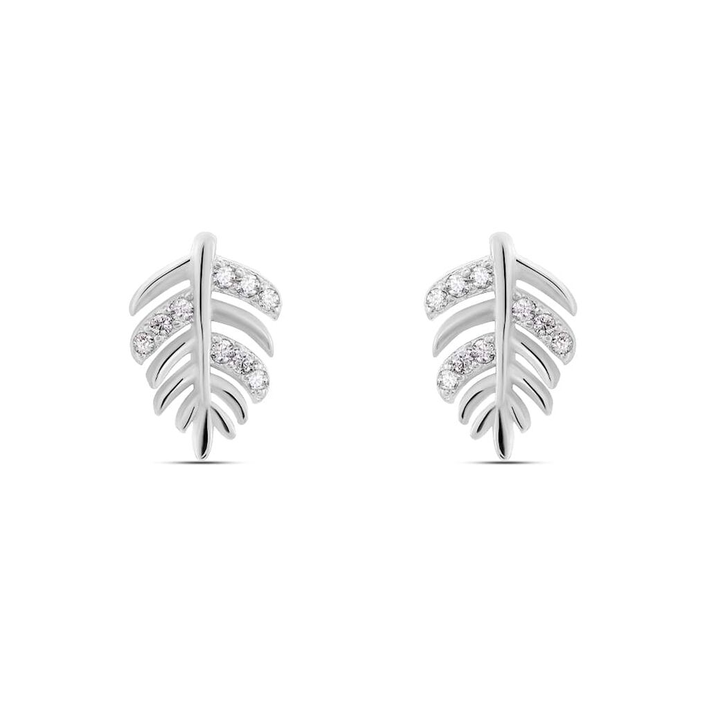 Orecchini Lobo Silver Moments Argento Rodiato Cubic Zirconia - Orecchini a Lobo Donna | Stroili