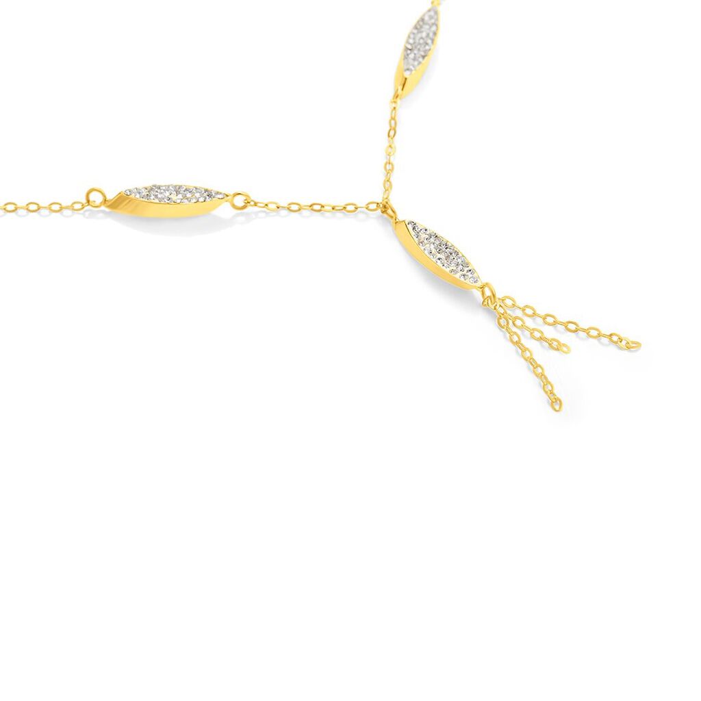 Collana Christelle Oro Giallo Cristallo - Collane Donna | Stroili