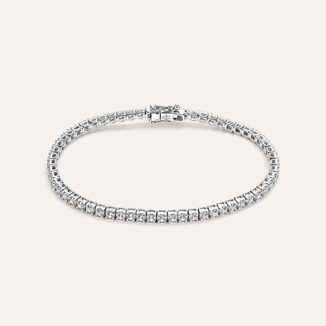 Bracciale Tennis Claire Oro Bianco Cubic Zirconia - Bracciali Tennis Donna | Stroili
