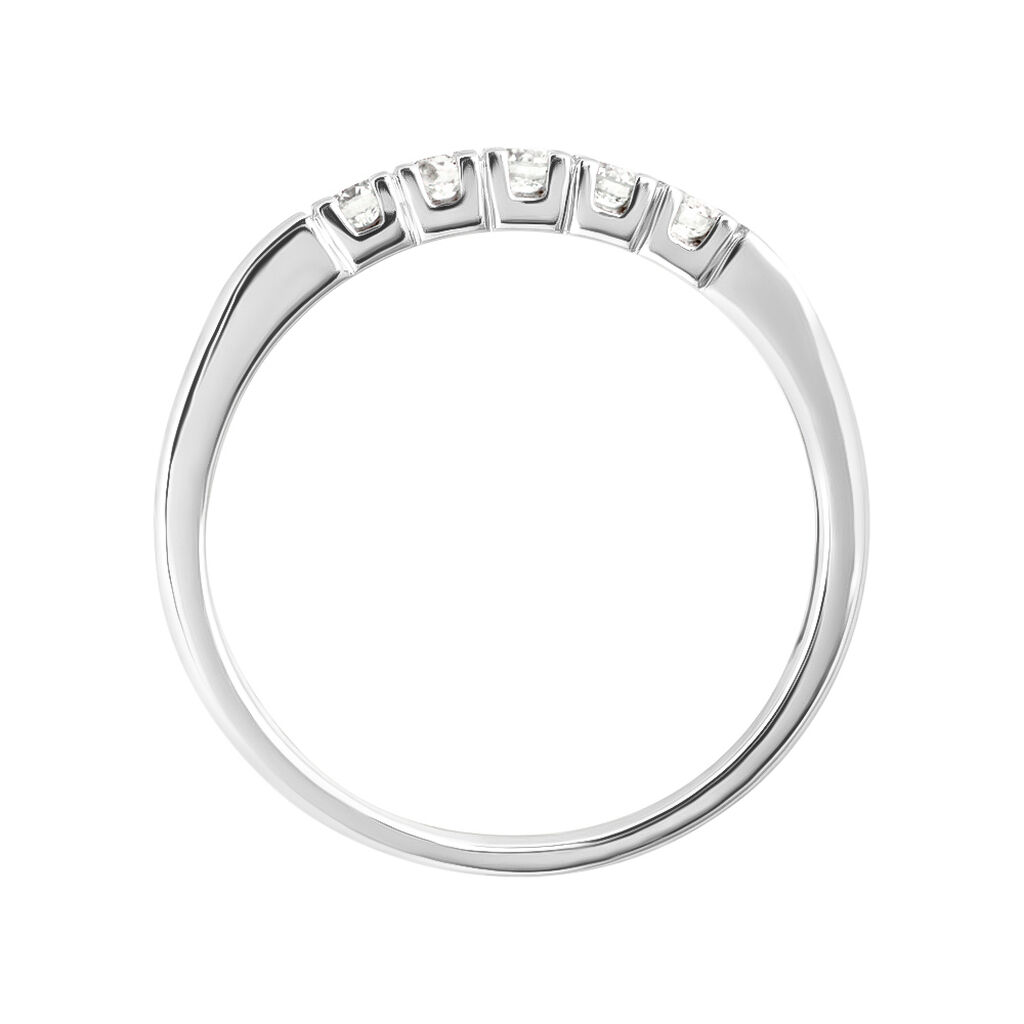 Anello Riviere Firmamenti Oro Bianco Diamante - Anelli Riviere Donna | Stroili