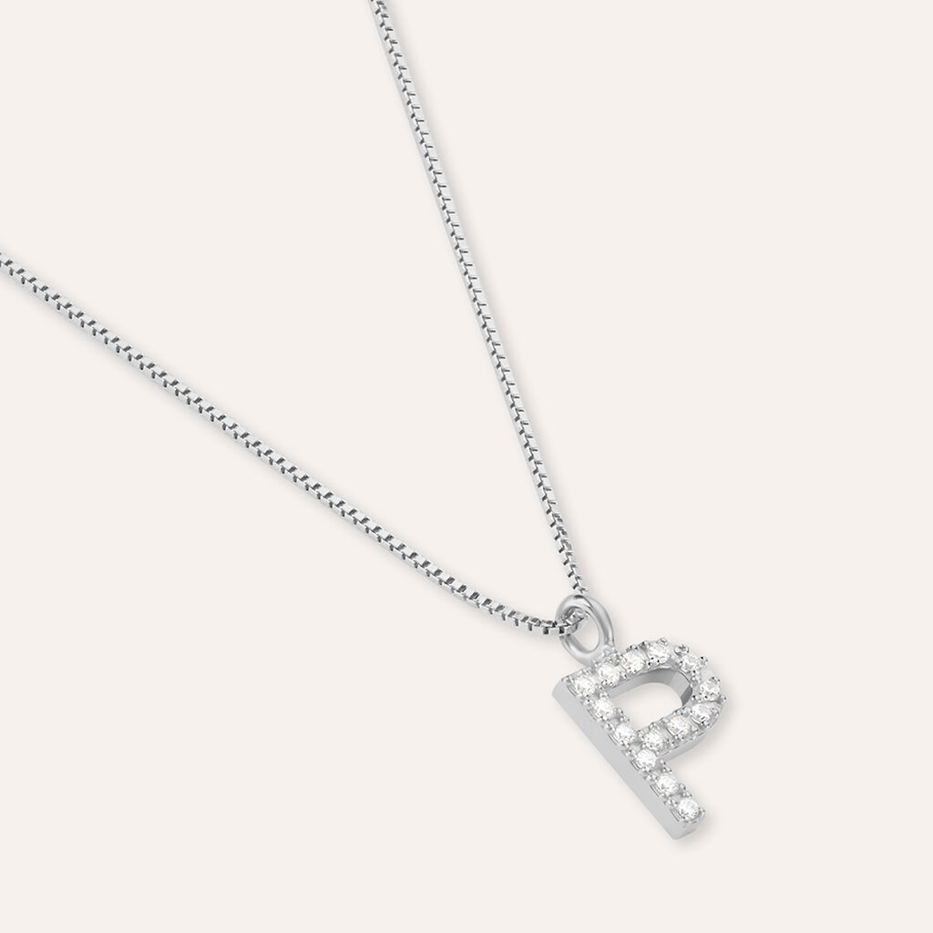 Collana Silver Moments Argento Rodiato Cubic Zirconia