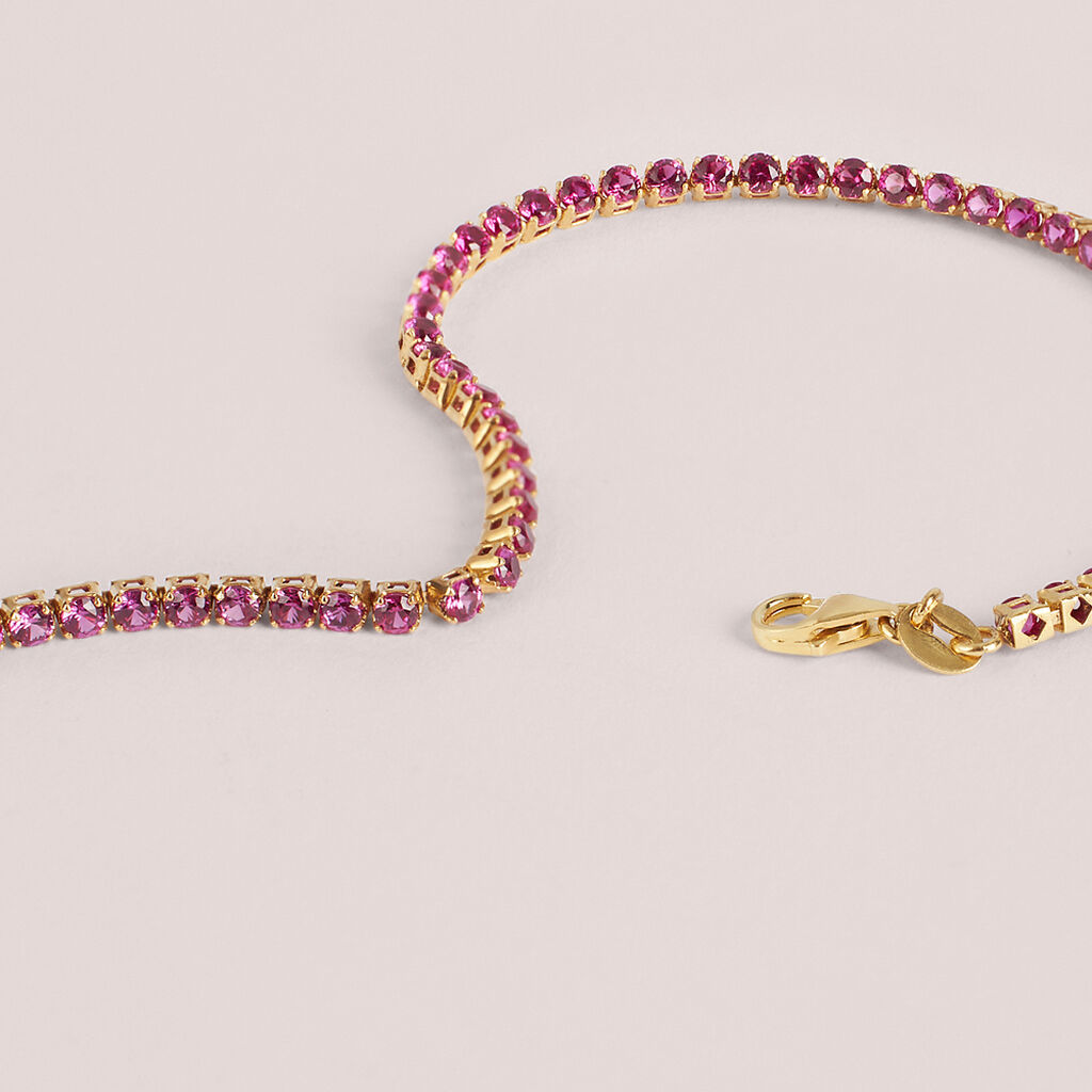 Bracciale Tennis Claire Oro Giallo Cubic Zirconia - Bracciali Tennis Donna | Stroili