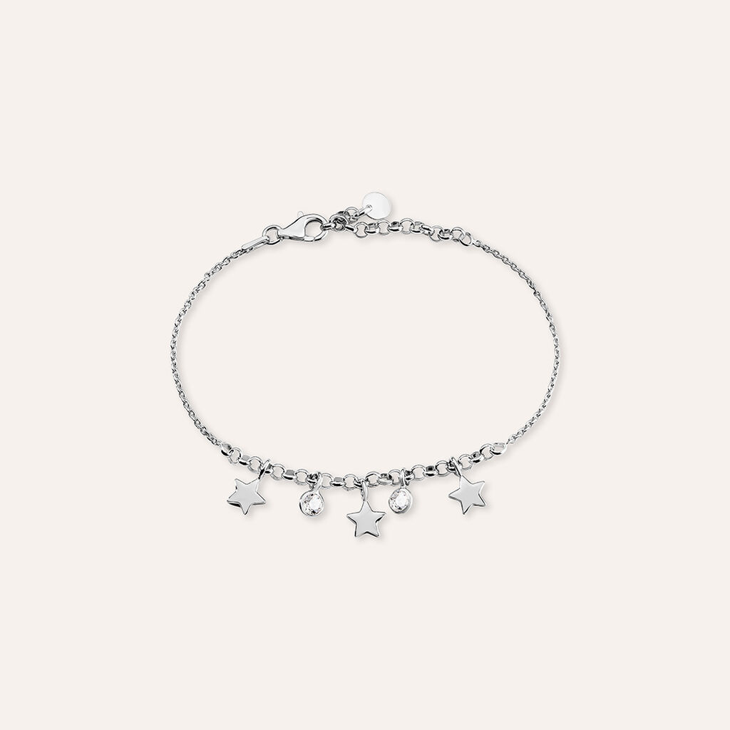 Bracciale Silver Collection Argento Rodiato Cubic Zirconia
