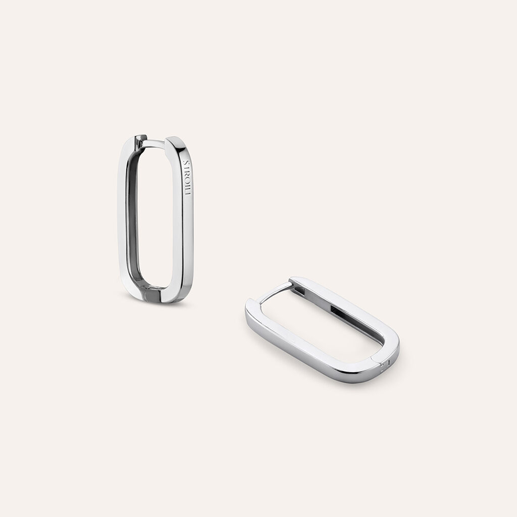 Orecchini A Cerchio Silver Collection Argento