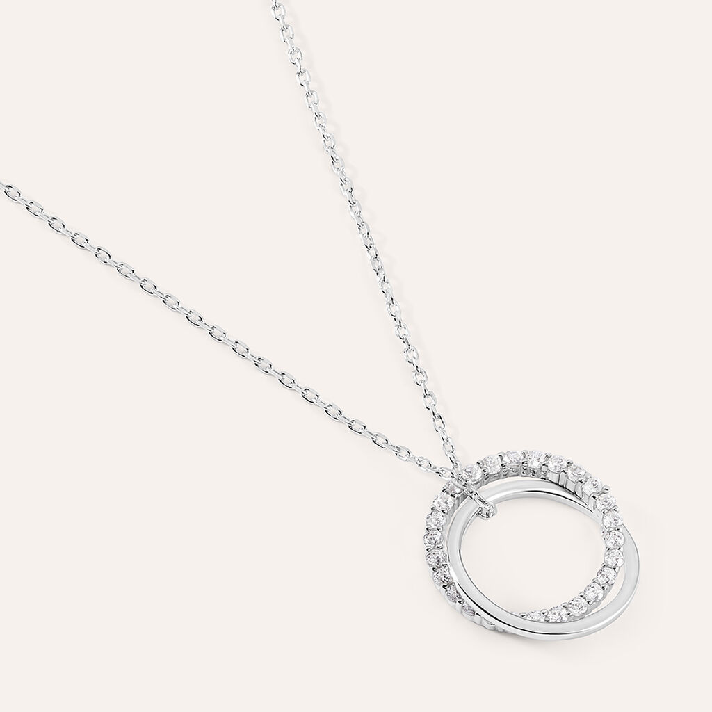 Collana Silver Shine Argento Rodiato Cubic Zirconia