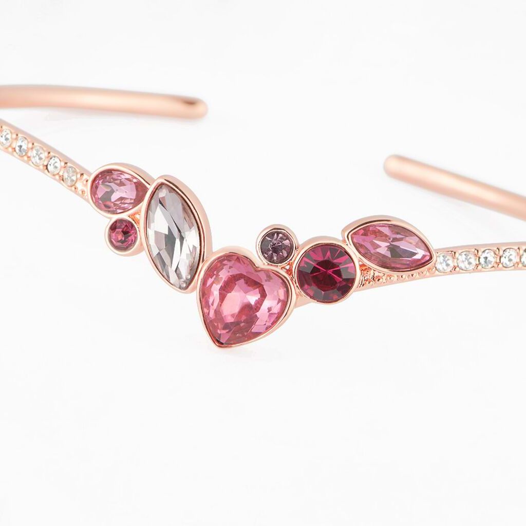 Bangle Violet Ottone Rosa Cristallo - Bracciali Rigidi Donna | Stroili