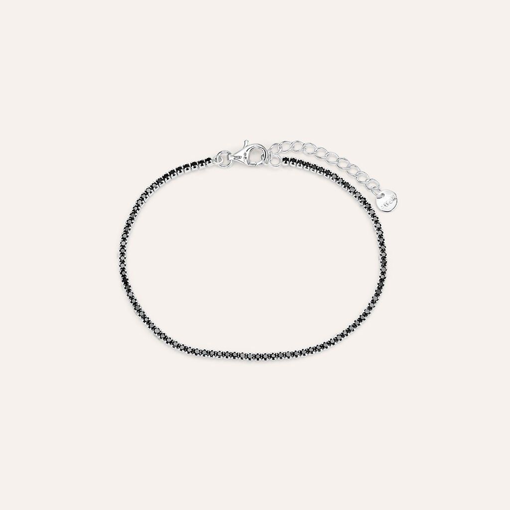 Bracciale Tennis Silver Elegance Argento Rodiato Cubic Zirconia