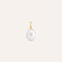Pendente Love Beats Argento Dorato Perla D'Acqua Dolce