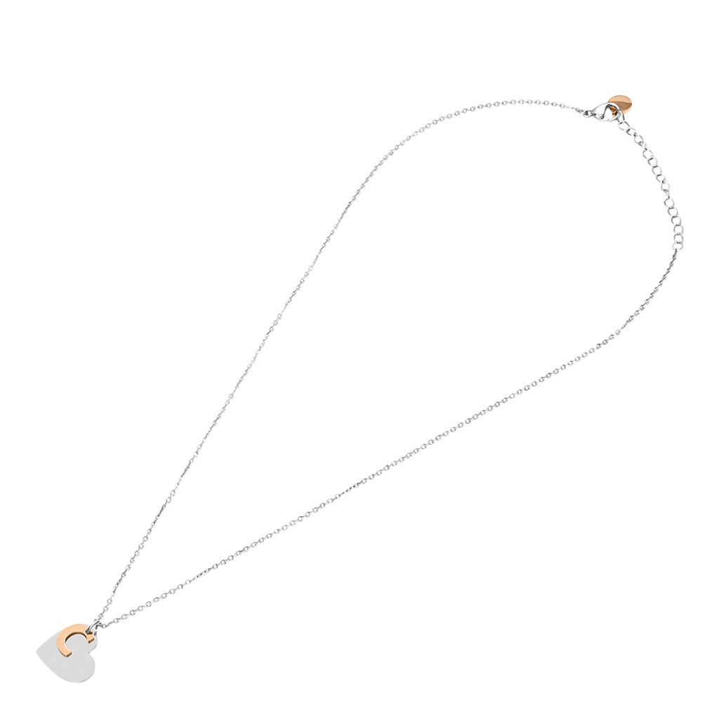 Collana Lady Chic Acciaio Bicolore Bianco / Rosa - Collane Donna | Stroili