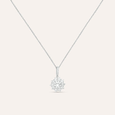 Tuscany Silver Orecchini crawler con fiore cometa e zirconi placcati rodio in argento sterling per donna