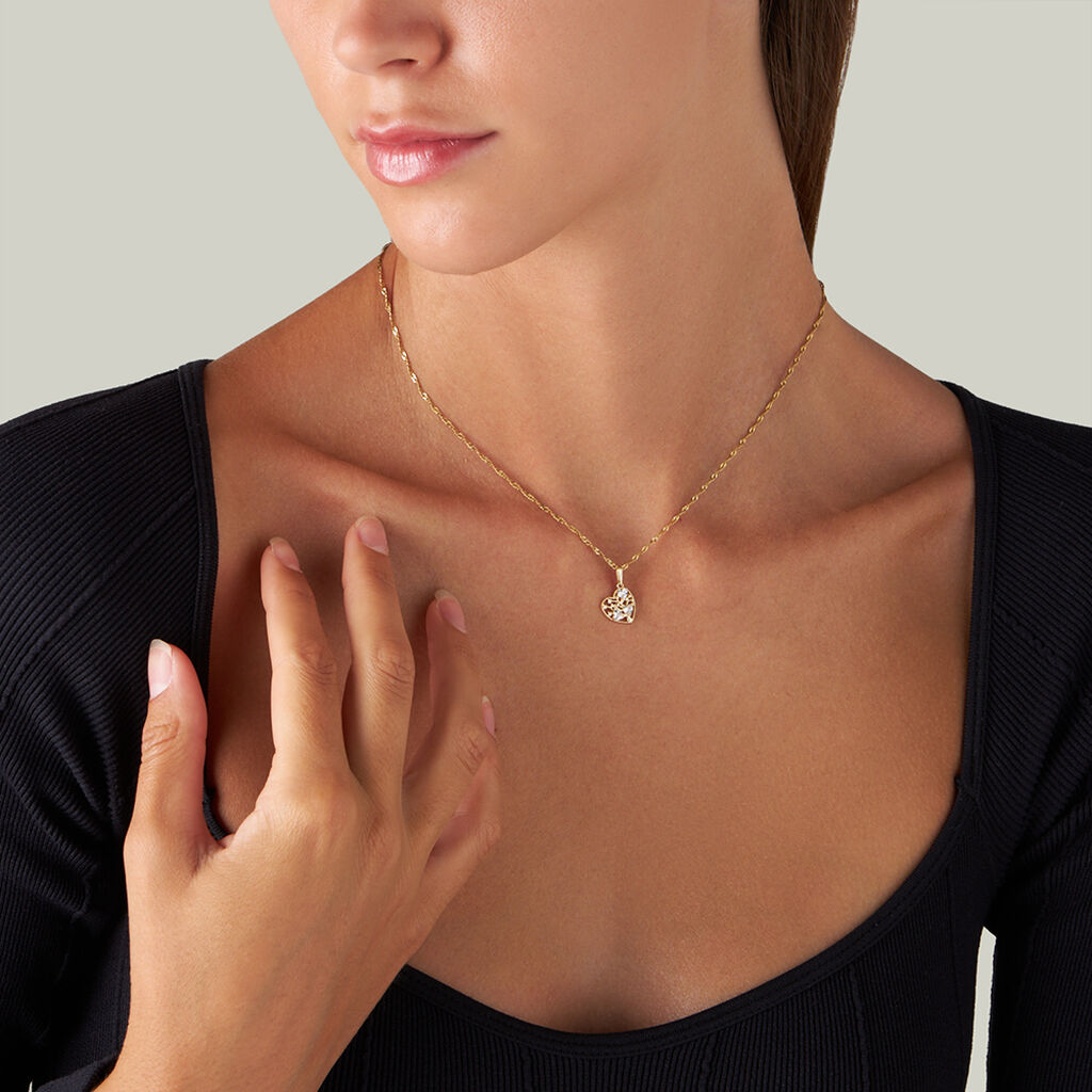 Pendente Poème Oro Giallo Cubic Zirconia - Ciondoli Donna | Stroili
