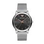 Orologio solo tempo cinturino mesh e cassa in acciaio