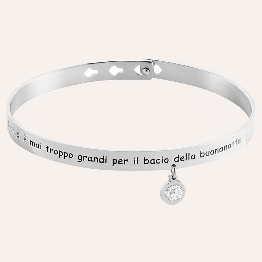 Bangle Sunrise Acciaio Cristallo