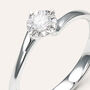 Anello Solitario Valentino Diamotion Oro Bianco Diamante