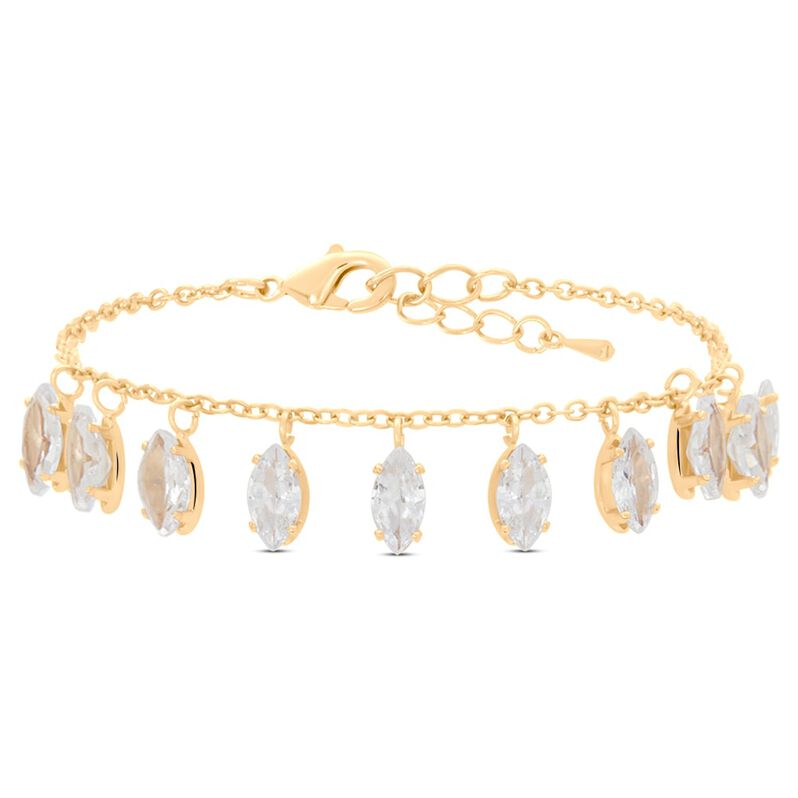 Bracciale Multi Punto Luce Romantic Shine Metallo Dorato Cristallo - Bracciali Donna | Stroili