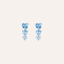 Orecchini Lobo Trilogy Silver Rainbow Argento Rodiato Cubic Zirconia