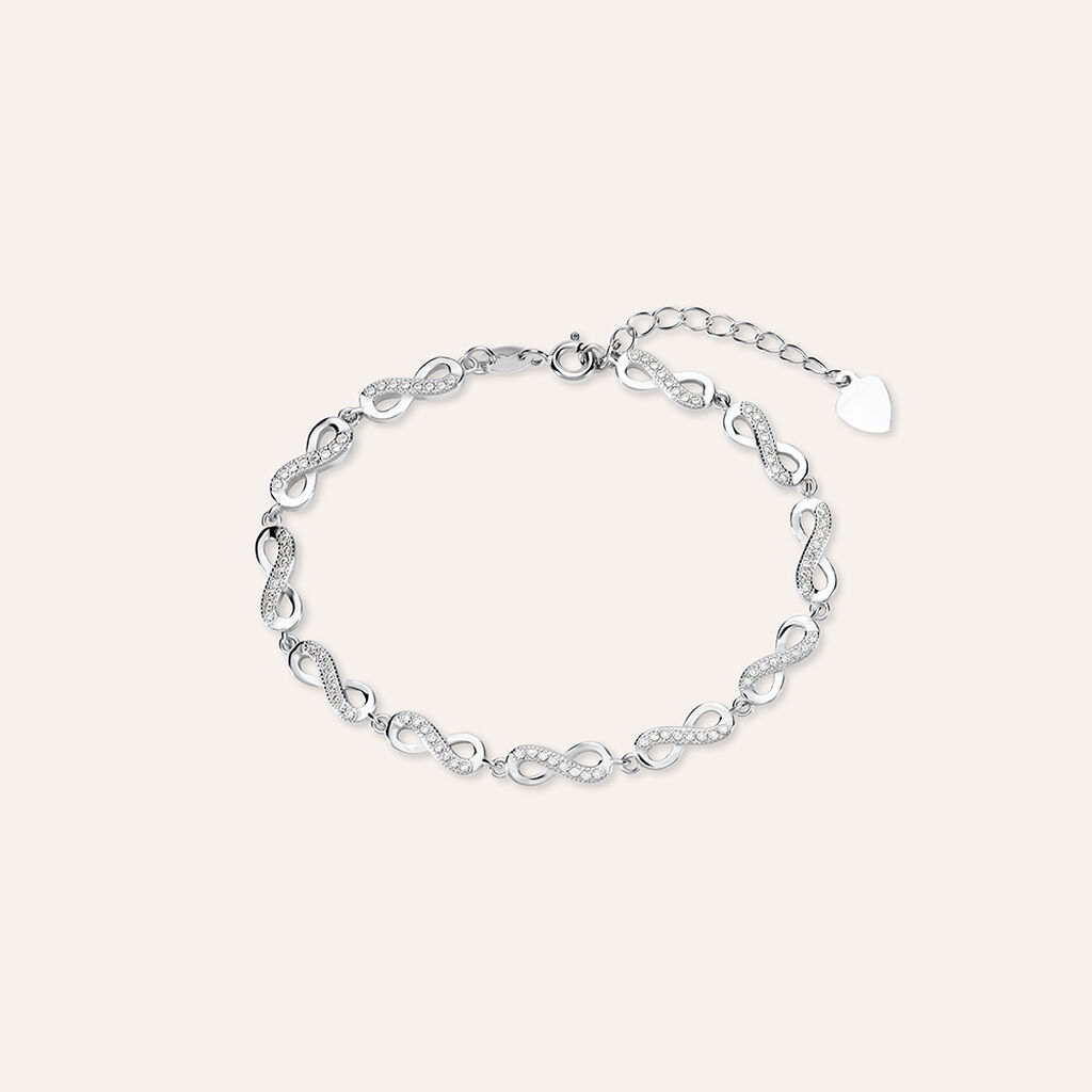 Bracciale Silver Moments Argento Rodiato Cubic Zirconia