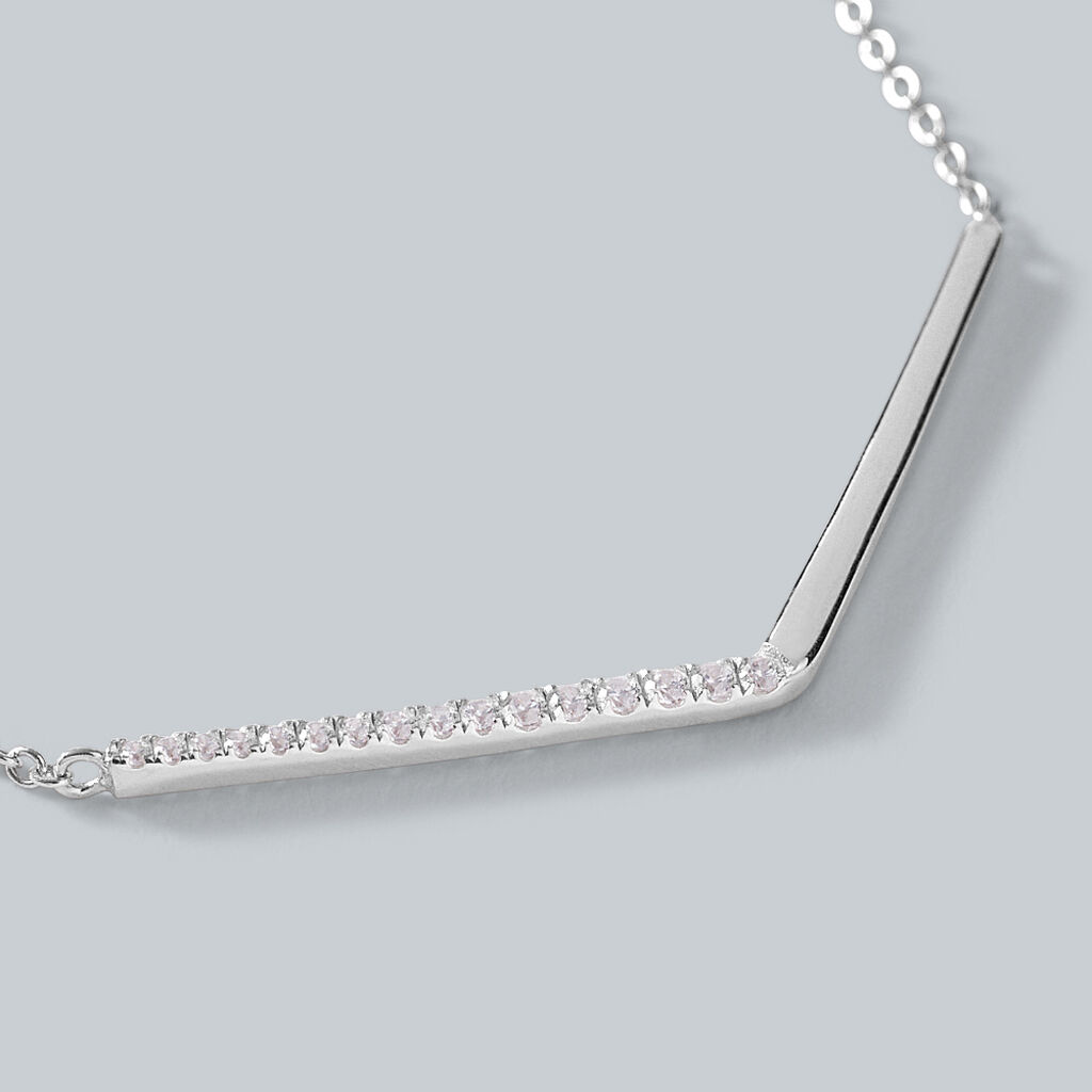 Collana Silver Elegance Argento Rodiato Cubic Zirconia - Collane Donna | Stroili