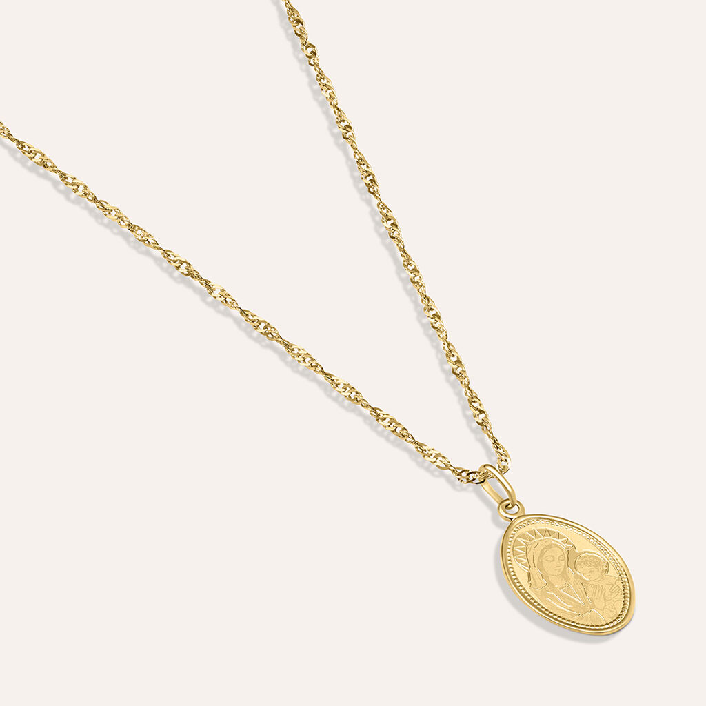 Pendente Holy Oro Giallo - Ciondoli con Incisione Unisex | Stroili