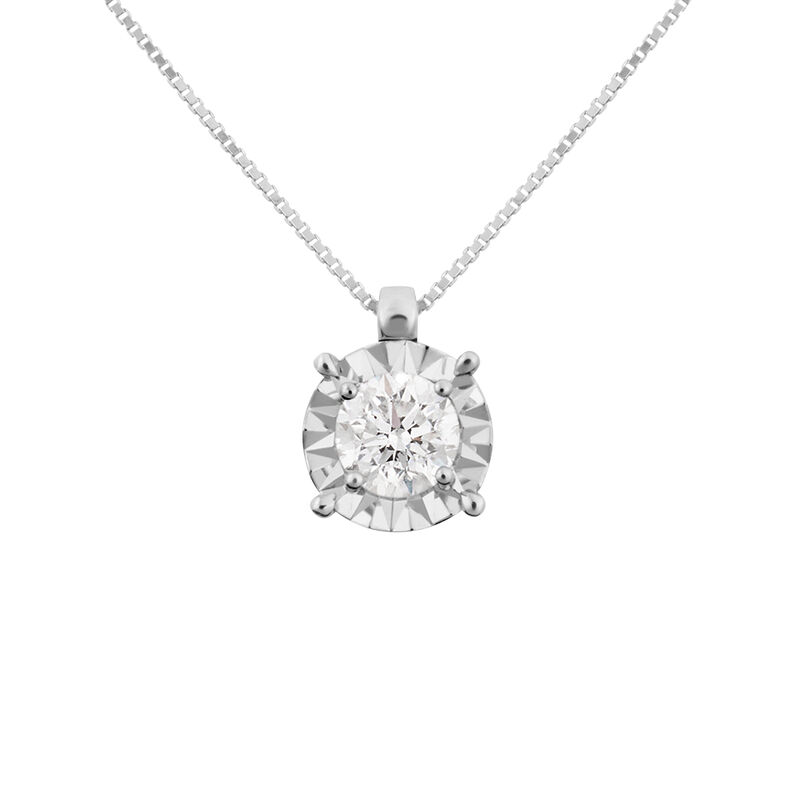 Collana Punto Luce Diamotion Oro Bianco Diamante - Collane Punto Luce Donna | Stroili