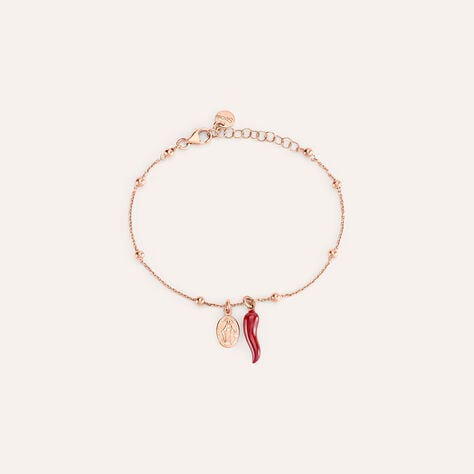 Bracciale Rosario Silver Soul Argento Rosa - Bracciali con Rosario Donna | Stroili
