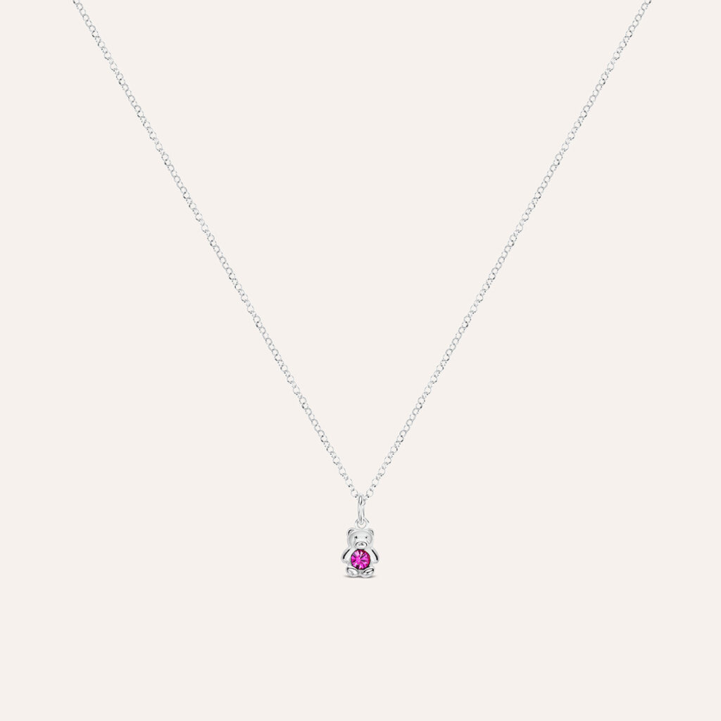 Collana Silver Baby Argento Rodiato Cubic Zirconia