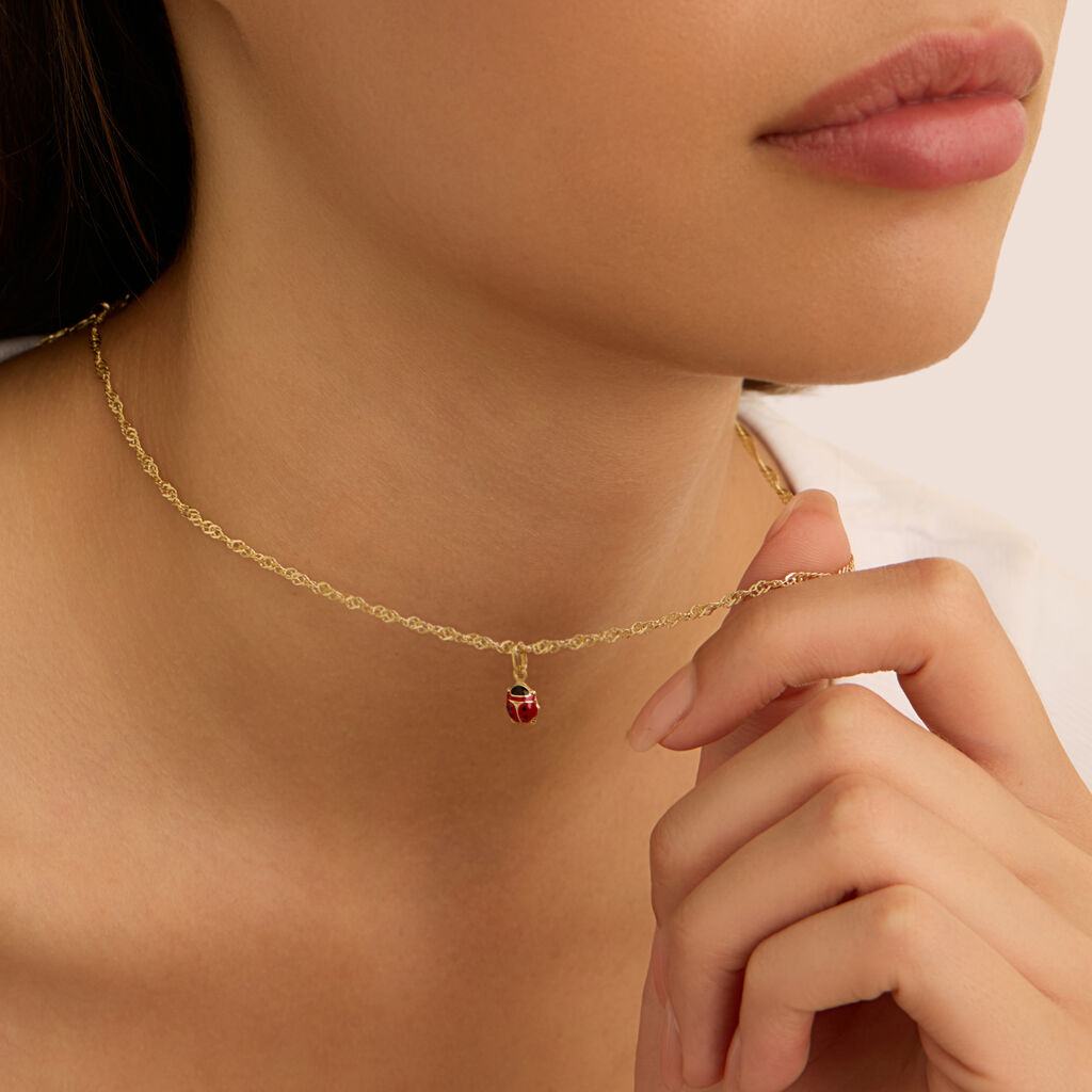 Pendente Poème Oro Giallo