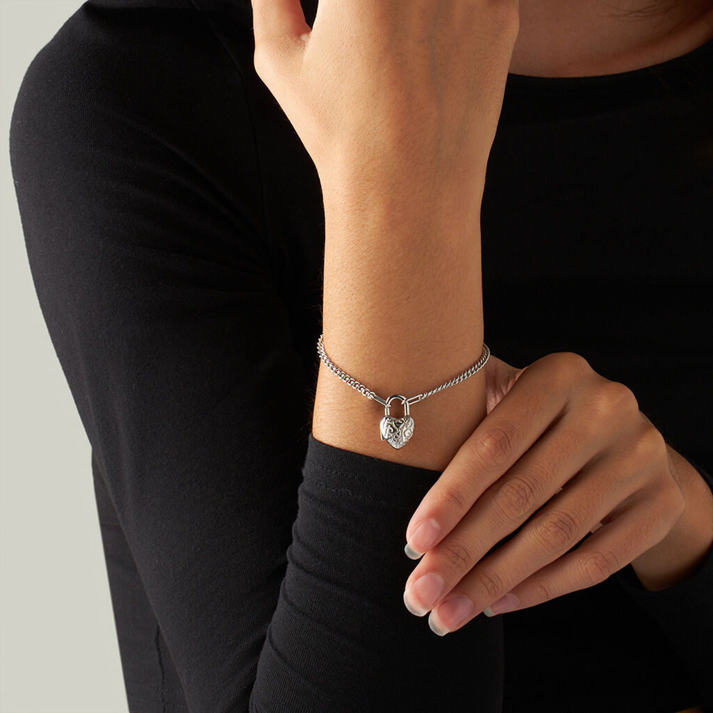 Bracciale Catena Silver Collection Argento Rodiato - Bracciali Love Donna | Stroili