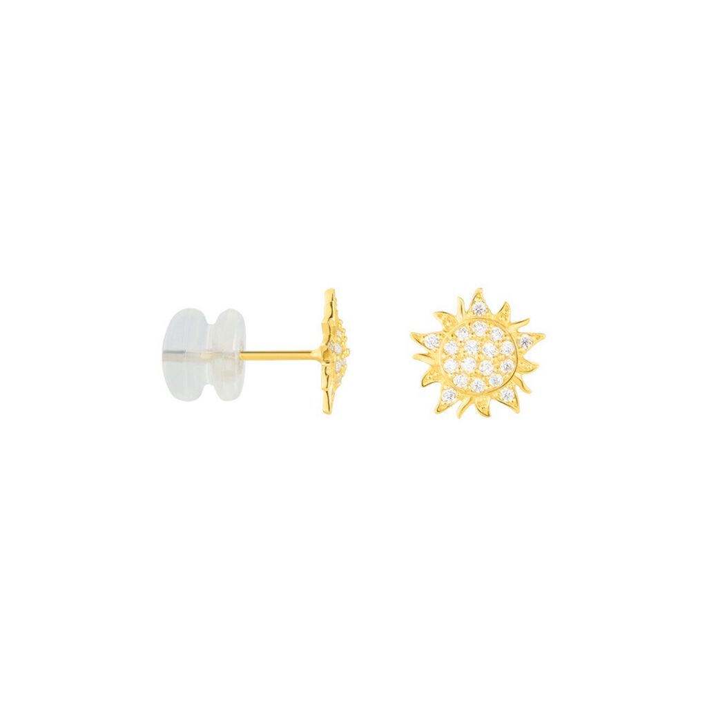 Orecchini Lobo Bon Ton Oro Giallo Cubic Zirconia - Orecchini a Lobo Donna | Stroili