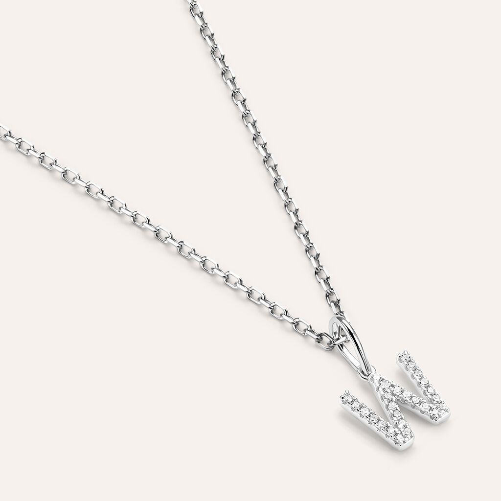 Pendente Sophia Oro Bianco Diamante