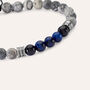 Bracciale Man Code Ottone Nero Diaspro