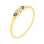 Anello Trilogy Amélie Oro Giallo Topazio