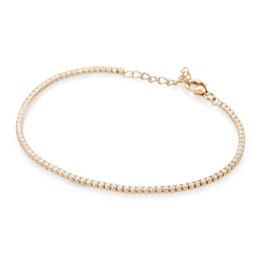 Bracciale Tennis Silver Elegance Argento Rosa Cubic Zirconia - Bracciali Tennis Donna | Stroili